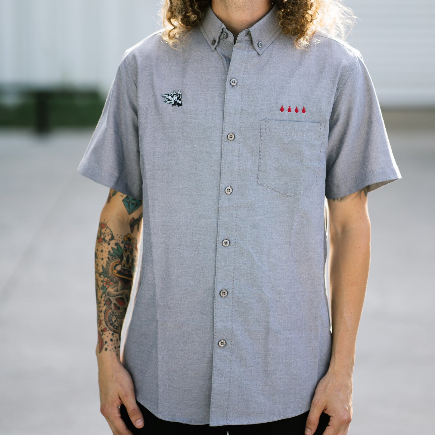 Magnolia Button-Down (Gray)