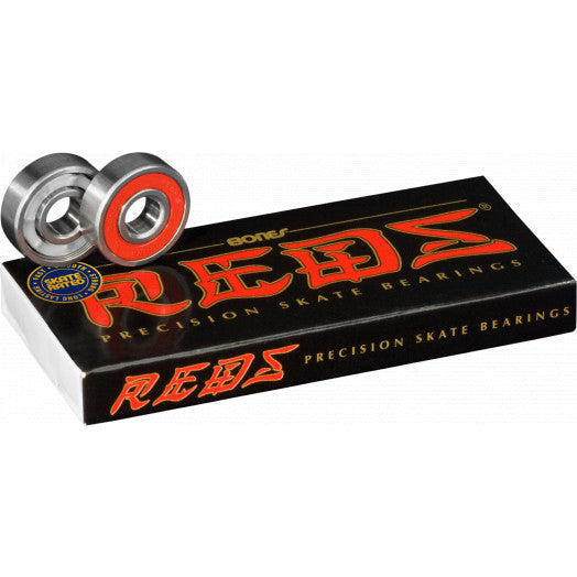 BONES REDS SKATEBOARD BEARINGS 8 PACK